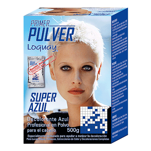 PRIMER PULVER DECOLORANTE SUPER AZUL 500G LQ