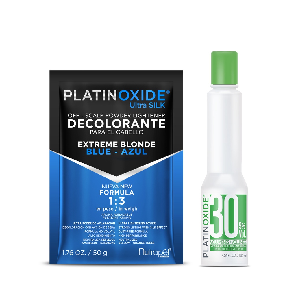 DECOLORANTE AZUL PLATINOXIDE + PEROXIDO 125ML DA05