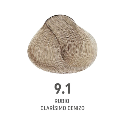 TINTE COLOR AMORE #9.1 RUBIO CLARISIMO CENIZO (8022297128108)
