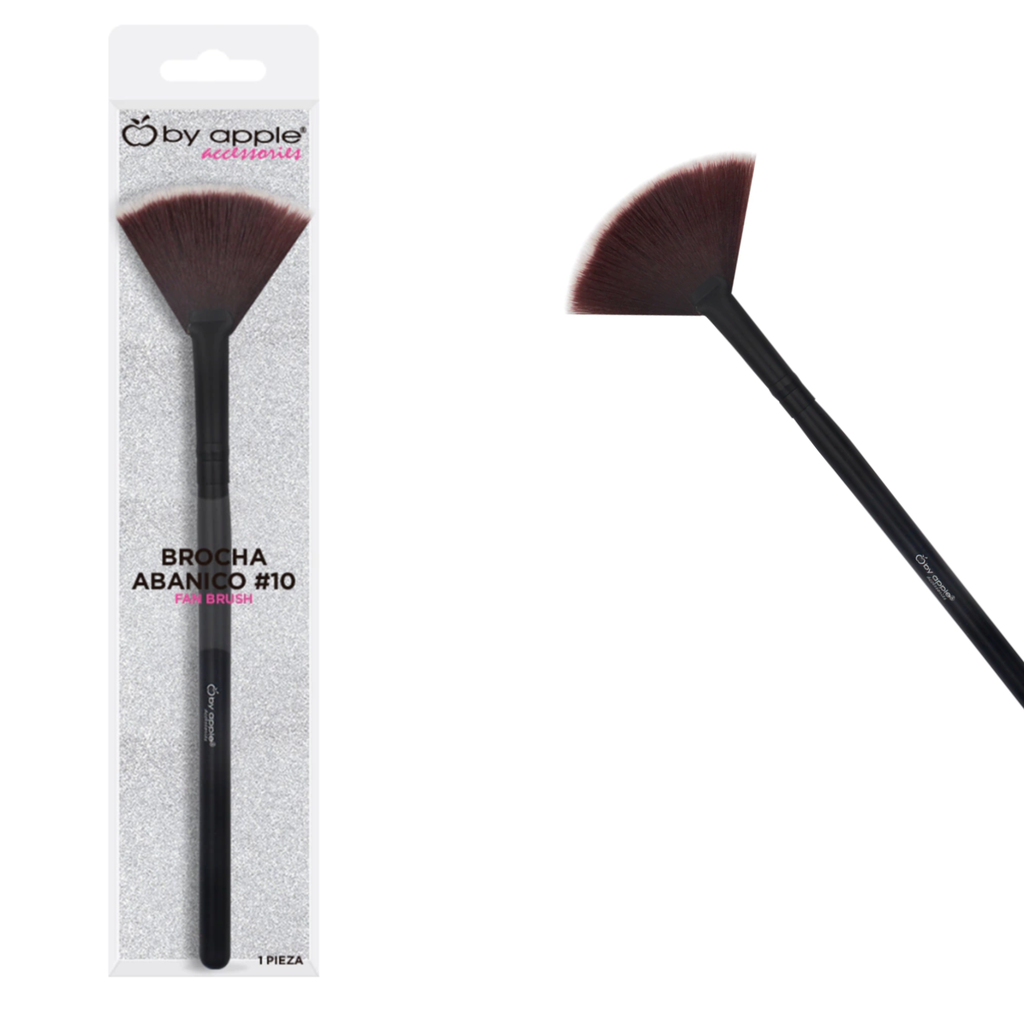 Brocha abanico profesional by apple #10 31337