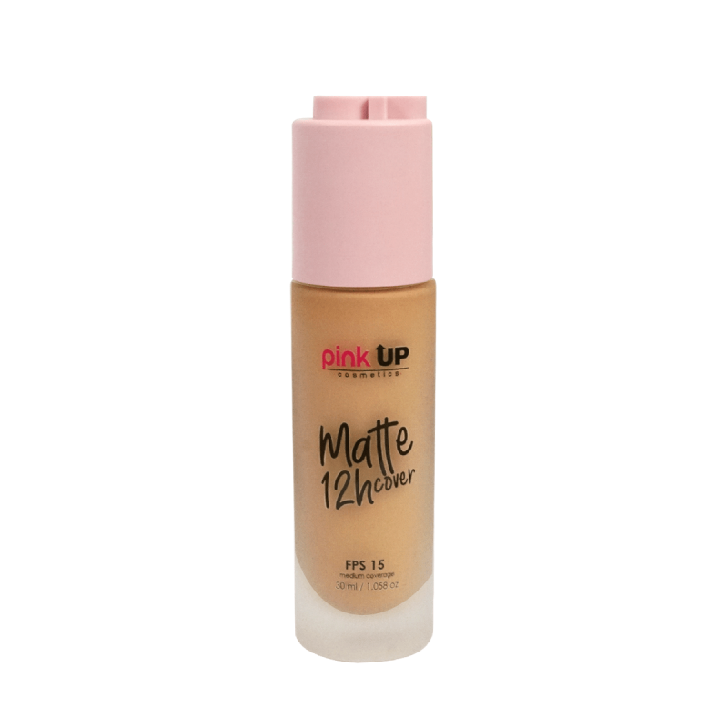 MAQUILLAJE LIQUIDO MATE TAN 600 MATTE 12 HRS.PINK UP, PZ PKMHR600 (7502295831169)