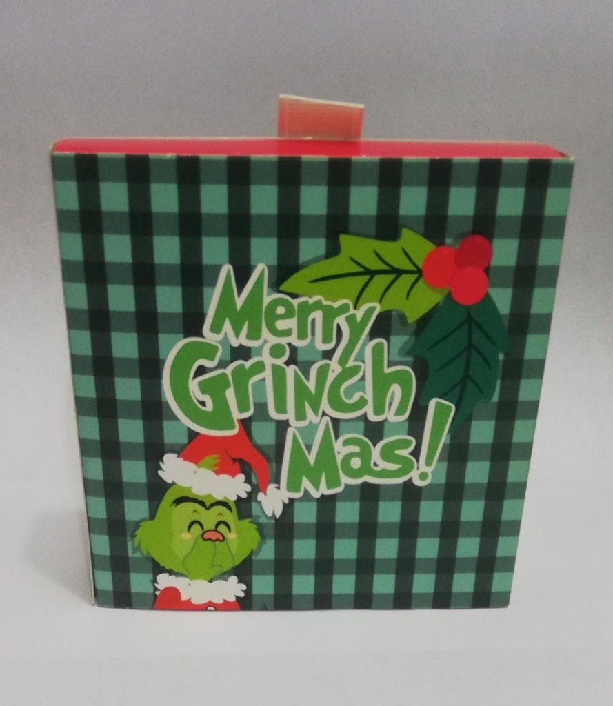 CAJA DE REGALO NAVIDAD SLIDE CHICA 10X10 CR006