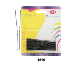 [7502252530531] HORQUILLA NEGRA 3" C/32 PZ EN BLISTER ROYAL 1516