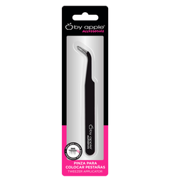 [7503044445484] PINZAS PARA APLICAR PESTAÑAS PUNTA FINA NEGRA AND  MOD:68664